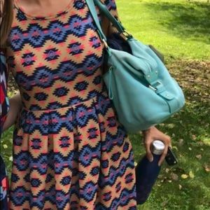 Lularoe printed dress Size Small